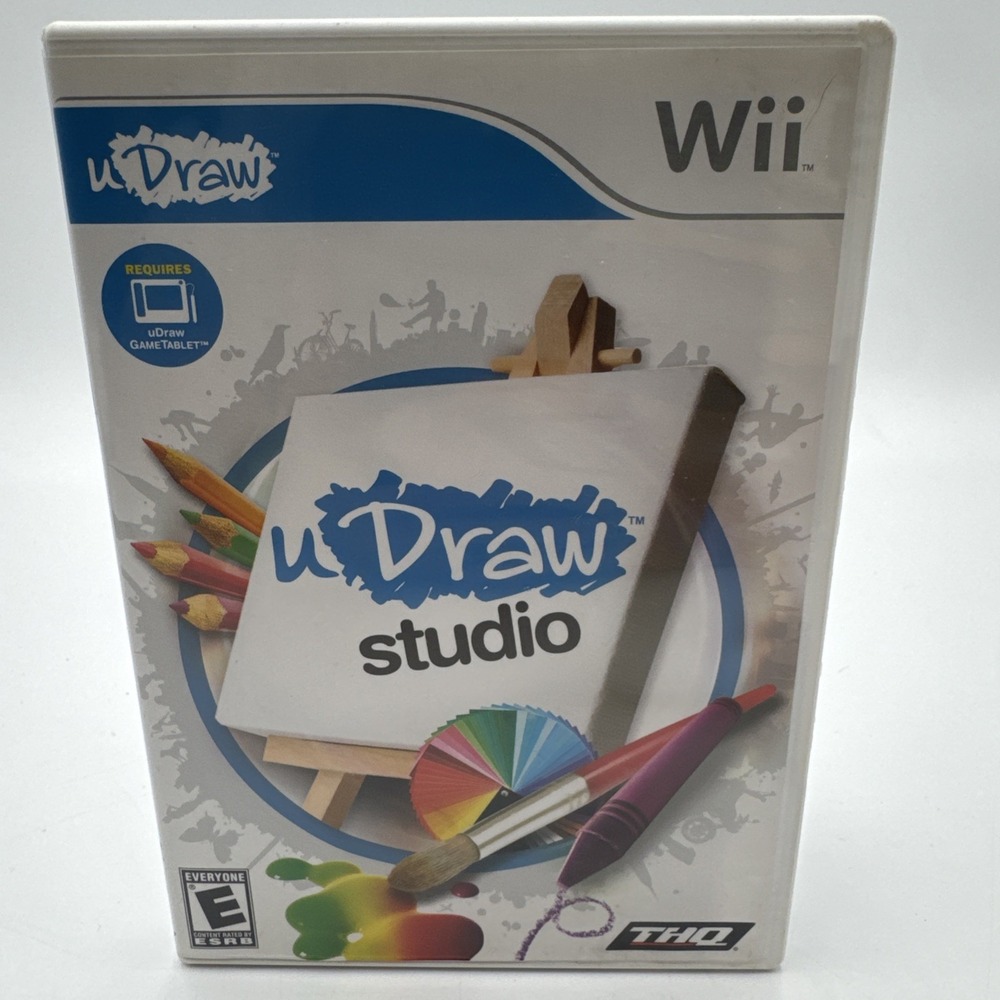 uDraw Studio (Nintendo Wii, 2010) – CIB Complete - Fast Shipping